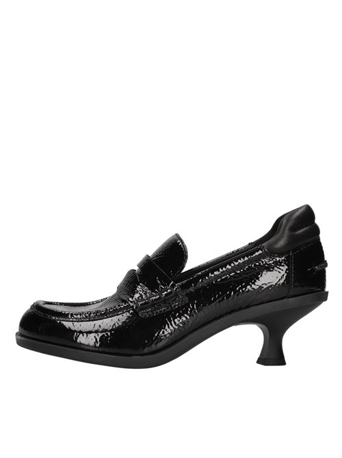 Mocassini in pelle ASH | CHARLOTTE  NAPLAK/NAPPA FOULARDNERO